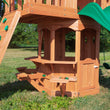 
                            
                              Load image into Gallery viewer, Woodland Swing Set Green Slide Benches
                            
                          