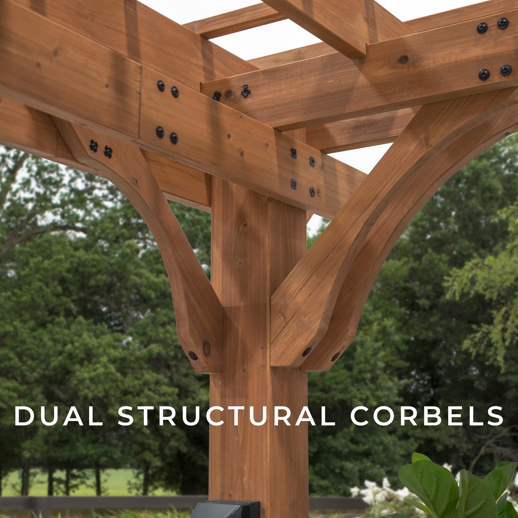 16x12 Beaumont Pergola Corbels