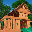 
                            
                              Load image into Gallery viewer, Woodland Swing Set Green Slide Fort
                            
                          