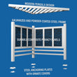 
                            
                              Load image into Gallery viewer, Richmond Steel Cabana Pergola Exploded View
                            
                          