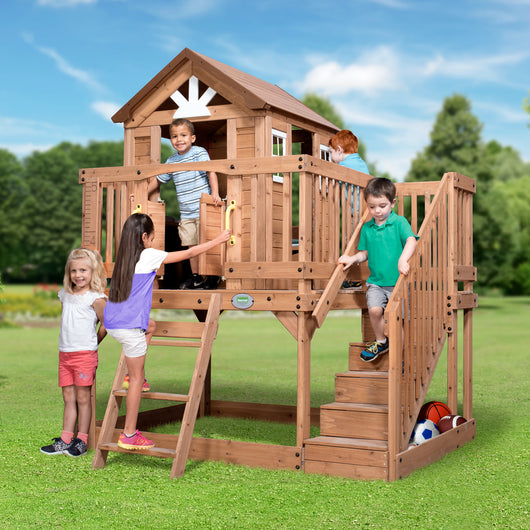Wooden Playhouses - Scenic Heights Wooden Playhouse #main