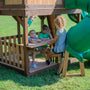Load image into Gallery viewer, Skyfort With Tube Slide Wooden Swing Set Bench
