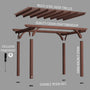 Load image into Gallery viewer, Somerville 14x10 Pergola Exploded View
