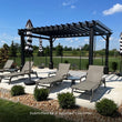 
                            
                              Load image into Gallery viewer, Stratford Steel Pergola on concrete patio
                            
                          