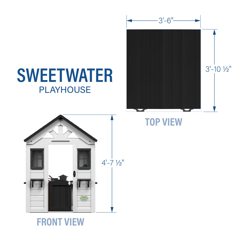 Sweetwater Playhouse -White specifications