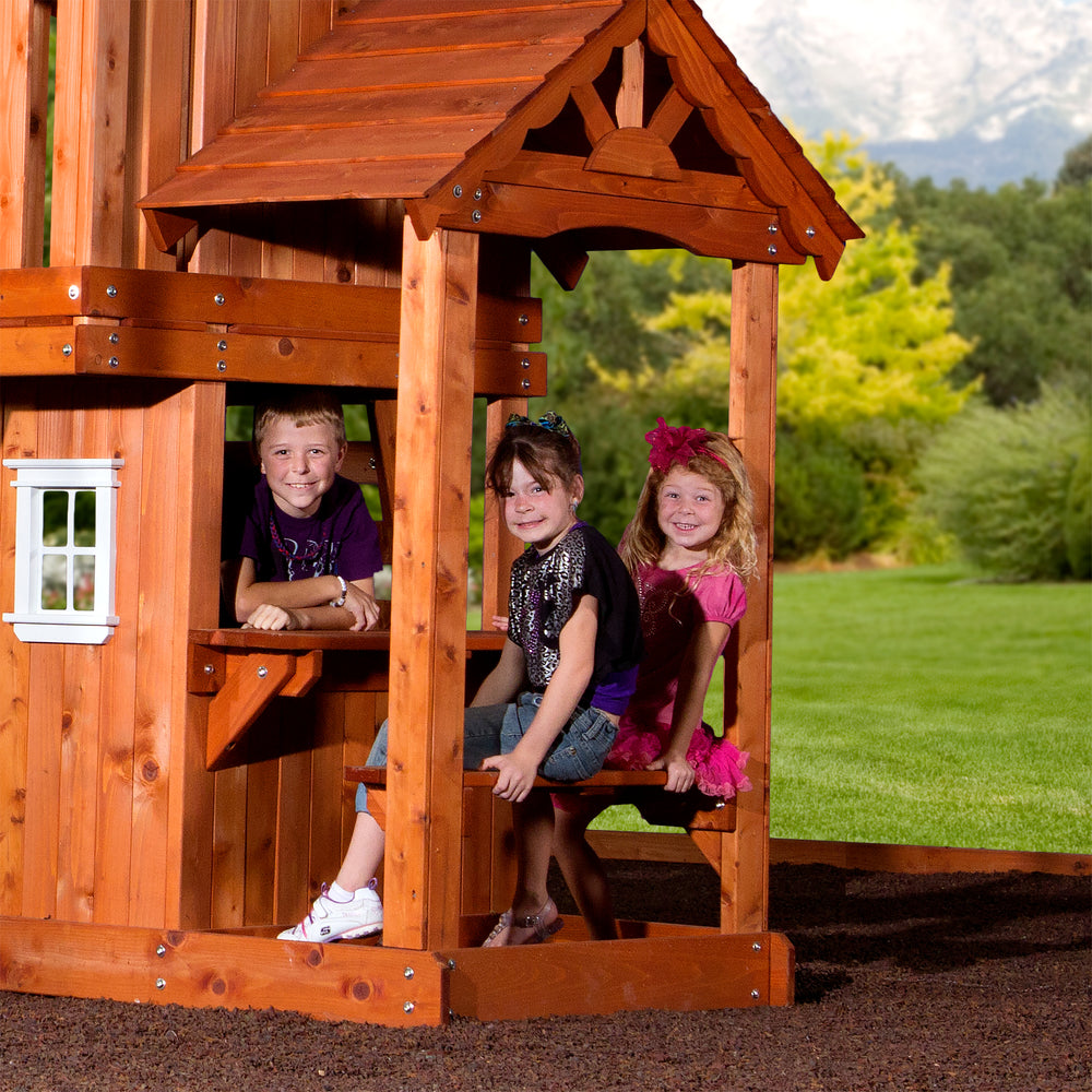 Backyard Discovery Playsets - Tanglewood Wooden Swing Set