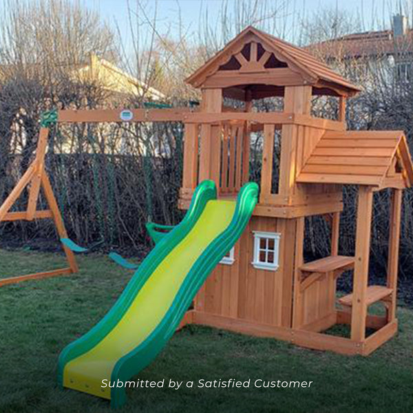 Tanglewood Wooden Swing Set Playsets Backyard Discovery