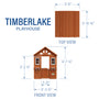 Load image into Gallery viewer, Timberlake Playhouse Diagram
