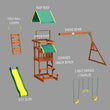 
                            
                              Load image into Gallery viewer, Tucson Swing Set Exploded View
                            
                          